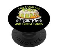 That’s What I Do I Eat Pie and I Know Things Key Lime Pie PopSockets Adhesive PopGrip