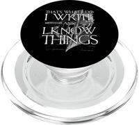 That s What I Do I Write And I Know Things Gift PopSockets PopGrip for MagSafe