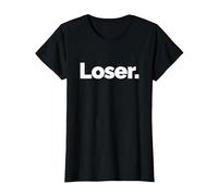 That Says Loser T-Shirt, Women, Black, Medium