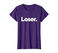 That Says Loser T-Shirt, Women, Purple, X-Large