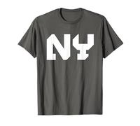 That Says NY Block Letters Modern Angle Style New York T-Shirt