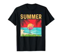 That Says The Word Summer with Flamingo Art T-Shirt