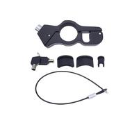 That Secures Bike Scooter Moped ATV Motorcycle Grip Lock Heavy Duty Brake Handlebar Throttle Lock Steel Disc Lock(Black)