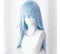 That Time I Got Reincarnated as a Slime Cosplay Wig Rimuru Tempest Long Blue Hair Role Play Tensei shitara Slime Datta Ken One Size Light Blue
