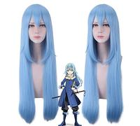 That Time I Got Reincarnated As A Slime Cosplay Wig Rimuru Tempest Wig 70Cm Long Straight Heat Resistant Synthetic Hair Blue Pl-526
