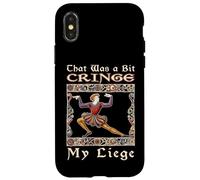 That Was A Bit Cringe My Liege Funny Medieval Tapestry Case for iPhone X/XS
