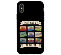 That Was My Playlist Retro Cassette Tape Nostalgia Vintage Case for iPhone X/XS