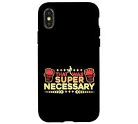 That Was Super Necessary MMA Flying Knee Muay Thai Fighter Case for iPhone X/XS