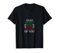 that Wasn't Very Data Driven of You Christmas Value Graphic T-Shirt, Men, Black, M