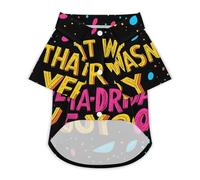 That Wasn'T Very Data-Driven Of You Pet Shirt Dogs Cats Clothes Short Sleeve Breathable Puppy Costume