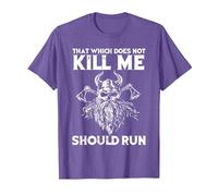 That which Does not Kill me Viking Odin T-Shirt, Men, Purple Heather, XX-Large