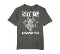 That which Does not Kill me Viking Odin T-Shirt, Men's Big and Tall, Asphalt Grey, 2X Tall