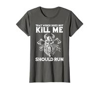 That which Does not Kill me Viking Odin T-Shirt, Women, Asphalt Grey, Large