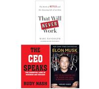 That Will Never Work, The CEO Speaks & Elon Musk 3 Books Collection Set