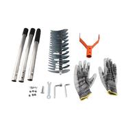 THATCH RAKE Detachable Steel TINES Curved Effectively REMOVES Dead Grass RAKE Lawn DETHATCHER