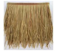 Thatch roof material Natural Palm Thatch Rolls Palm Straw Roof Thatch Artificial Mexican Thatch Tile Straw Roof For Tiki Bar Palm Roofing Thatch Roofing For Tiki Bar Sy(Size:20m/65.6ft,Color:color 1)