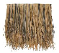 Thatch Roofing Materials - Fine-Leaf Artificial Thatch - Multifunctional Artificial Grass, Fireproof and Flame-Retardant | for Outdoor Landscape Decoration and Tiki Bars(D,0.5M*8m)
