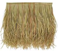 Thatch Roofing Materials - Fine-Leaf Artificial Thatch - Multifunctional Artificial Grass, Fireproof and Flame-Retardant | for Outdoor Landscape Decoration and Tiki Bars(B,0.5M*7m)