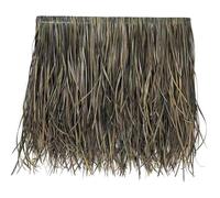 Thatch Roofing Materials - Fine-Leaf Artificial Thatch - Multifunctional Artificial Grass, Fireproof and Flame-Retardant | for Outdoor Landscape Decoration and Tiki Bars(H,0.5M*2m)
