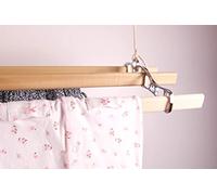 Thatch&Stone Classic Clothes Dryer 4 Lath Rack Old Fashioned Hanging Airer (Chrome, 1.2m)