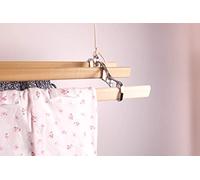 Thatch&Stone Classic Clothes Dryer 4 Lath Rack Old Fashioned Hanging Airer (Chrome, 1.8m)