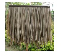 Thatch Tile Plastic PE Straw Fake Straw Man-Made for Grass Roof Farmhouse Winery Roof Decoration Hair Grass Roof Resistant Thatch(Yellow b,20pcs)