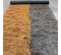 Thatched Roof Straw Rolls Outdoor Tiki Bar Grass For Roof Material Artificial Thatch Mexican Palm Thatch Runner Palm For Garden Pergola Fence Party Decoration (Size:1 * 1M,Color:Yellow)