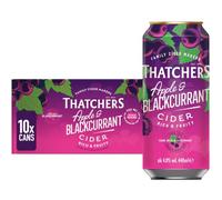 Thatchers Apple & Blackcurrant Fruit Cider, 10 x 440ml Cans