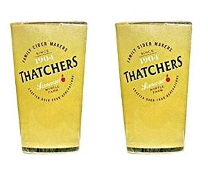 Thatchers Cider Half Pint Glasses CE 10OZ/280ml (Set of 2)