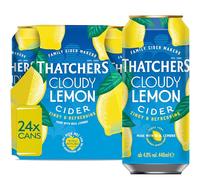 Thatchers Cloudy Lemon Fruit Cider, 24 x 440ml Cans