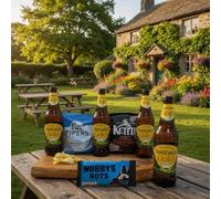 Thatchers Gold Cider Gift Hamper with Pub Snacks - 4 Bottles Thatchers Gold Cider & 3 Pub Snacks - Ultimate Gift in a Box