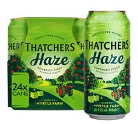 Thatchers Somerset Haze Can Cider, 24 x 440 ml