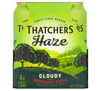 Thatchers Haze Cider, 4 x 440ml