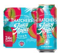 Thatchers Juicy Apple - 24 x 440ml Cans, Crisp, Sweet Apple Cider