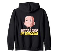 Thats A Load Of Bologna Butcher Chef Food Prankster Zip Hoodie