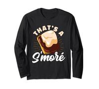 That's A S'more Funny Italian Food Pun Camping Long Sleeve T-Shirt