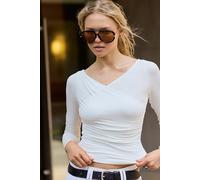 That's a Wrap Layering Long Sleeve by Intimately at Free People in Ivory, Size: XS - female