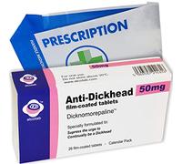 That's Amazing Joke Pill Box Prank - Fill with your own sweets or chocolates - Great Xmas or Birthday Gift (Anti Dickhead)