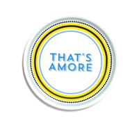 That's Amore plate White one size