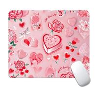 That's Amore Valentine's Square Mouse pad, Texture, Waterproof, Anti Slip Rubber Base, Computer Mouse pad, Laptop Mouse pad