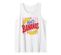 That's Bananas Funny Fruit Pun Graphic Design Tank Top