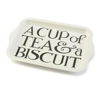 That's Crackers! A Cup Of Tea & A Biscuit | Tinware Tray | 24 x 16cm | Emma Bridgewater Gift