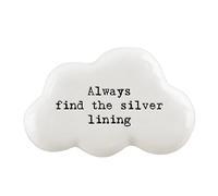 That's Crackers! Always Find The Silver Lining | Ceramic Cloud Token | Mini Gift | Cracker Filler