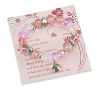 That's Crackers Angels | Pink | Christian Faith Bracelet | Little Gift