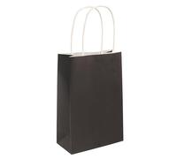 That's Crackers! Black | 6 Pack | Paper Party Bags with Paper Handles | Recyclable | 21x14x7cm