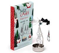 That's Crackers Christmas Gonks | Rotating Carousel Spinning Tea Light Holder | Boxed Gift Idea