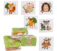 That's Crackers! Cute Animals | Expanding Flannel | Single | Party Bag Gift | Cracker Filler