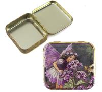 That's Crackers Fairy & Bee | Flower Fairies | Pocket Tin | Single | 9cm x 8cm | Little Gift
