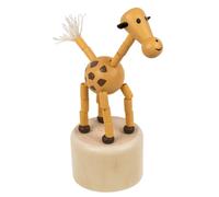 That's Crackers Giraffe | Retro Wooden Push Up Toy | Little Gift | Party Bag Idea