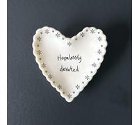That's Crackers Hopelessly Devoted | Little Scalloped Heart Dish | Little Gift | Cracker Filler